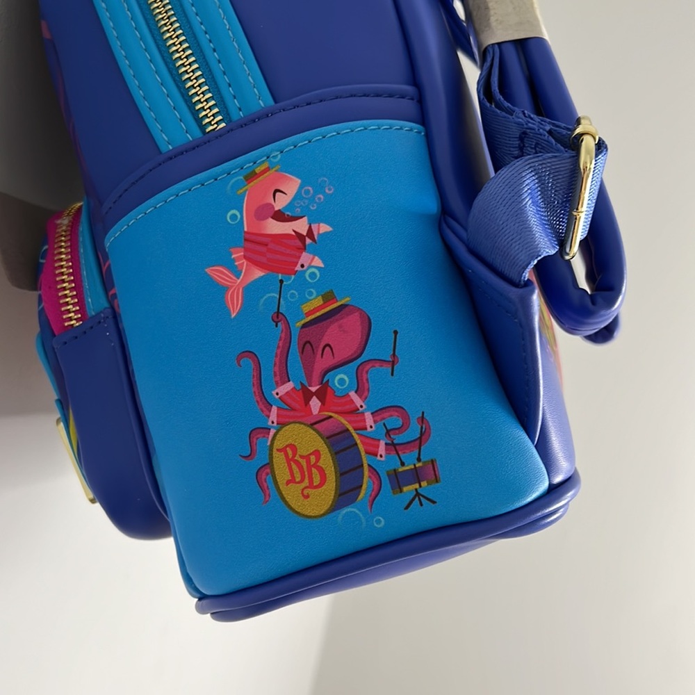 Disney Witch Bedknobs and Broomsticks Loungefly Mini Backpack NWT - Picture 6 of 7